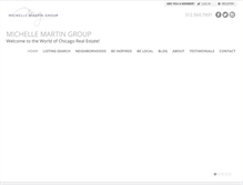 Tablet Screenshot of michellemartinchicago.com